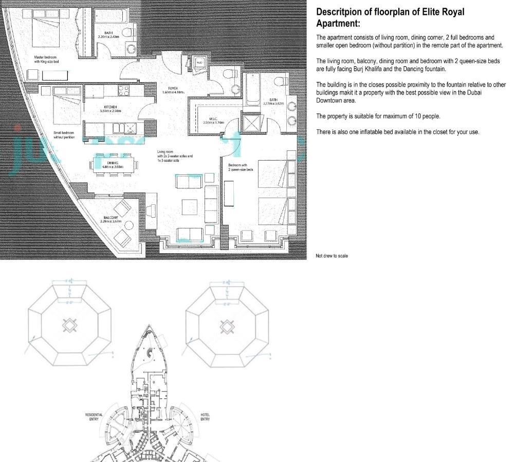 Elite Royal Apartment - T3 - Full Burj Khalifa & Fountain View Dubai Buitenkant foto